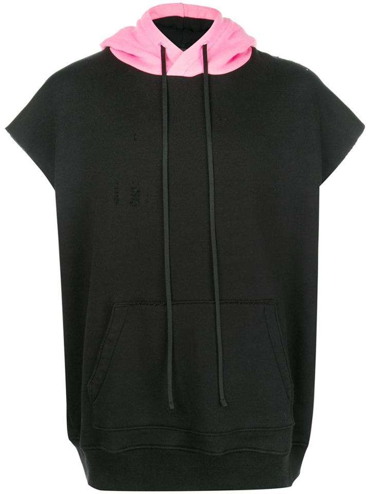Amiri Pink Hood Sweater - Black