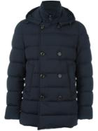 Moncler 'loirac' Padded Short Coat - Blue
