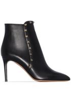 Valentino Valentino Garavani Rockstud 85mm Ankle Boots - Black