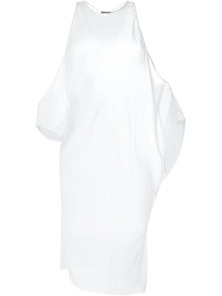 Ann Demeulemeester 'georgia' Sheer Top, Women's, Size: 38, White, Silk