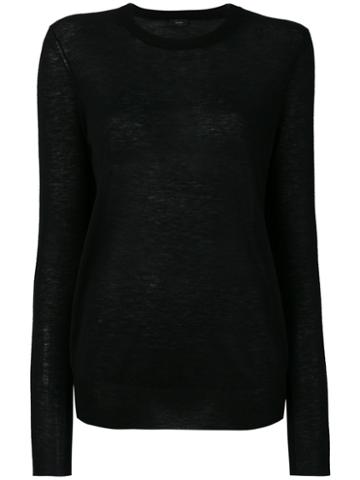 Joseph - Crew Neck Jumper - Women - Cashmere - L, Black, Cashmere