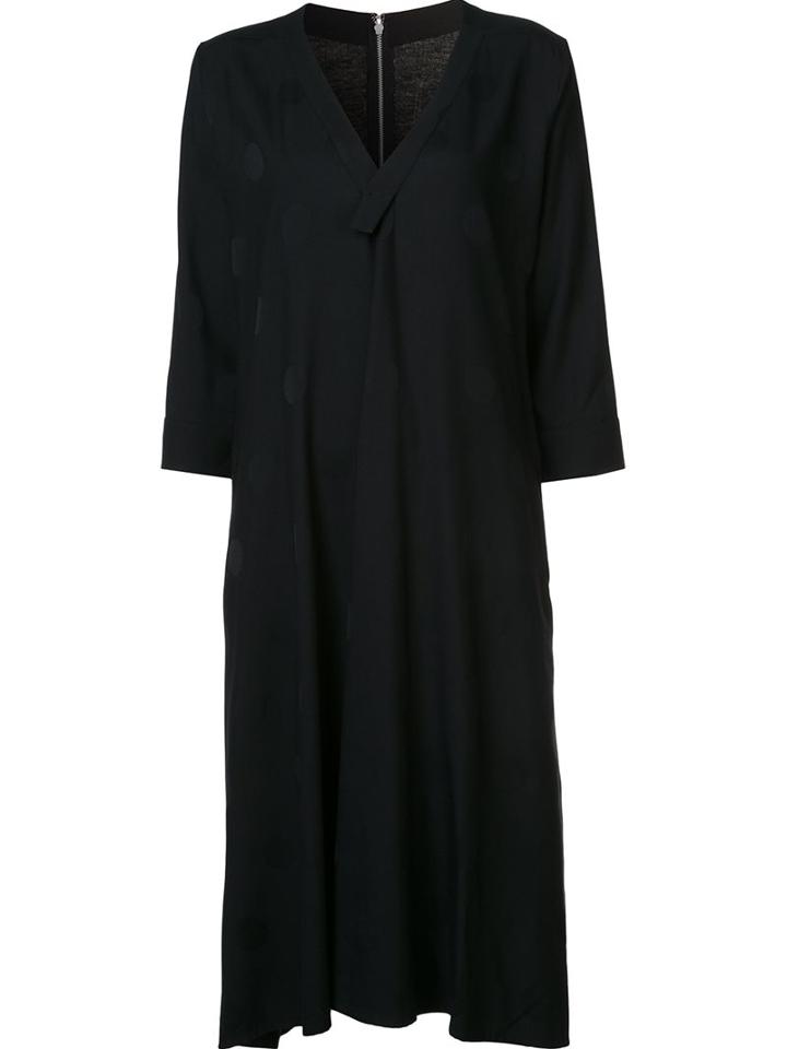 Y's Polka Dot V-neck Dress