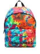 Dsquared2 Tie-dye Print Backpack - Green