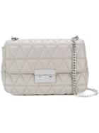 Michael Michael Kors Sloane Large Quilted Shoulder Bag - Grey