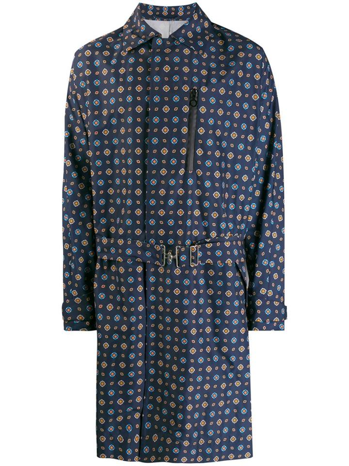 Kenzo Printed Parka - Blue