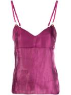 Murmur Sheen Slip Top - Pink