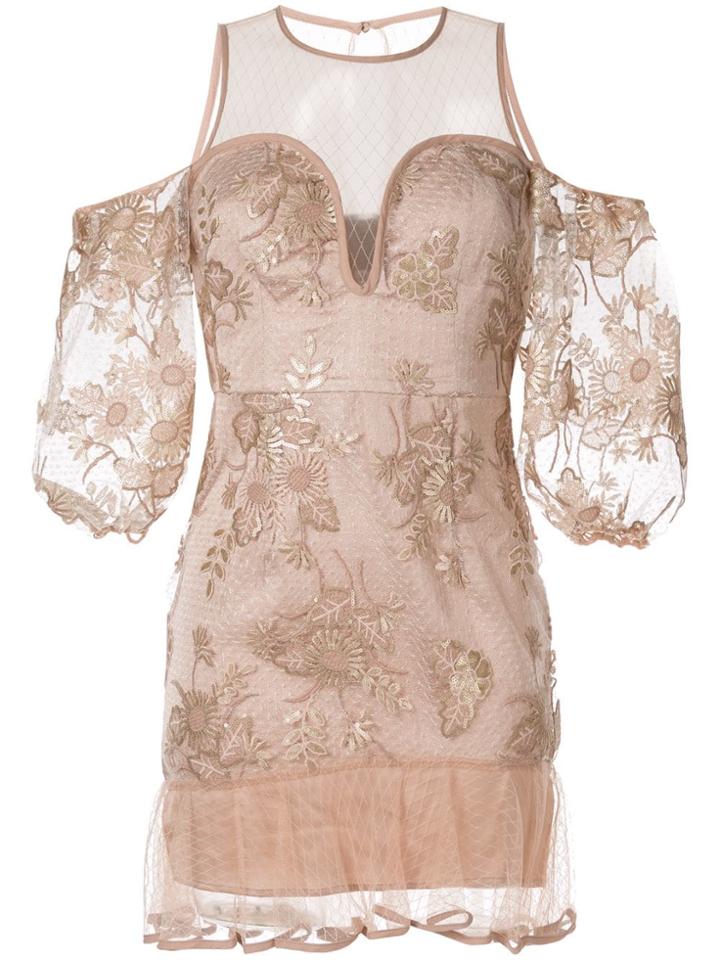Alice Mccall Sweet Little Mystery Mini Dress - Neutrals