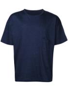 Factotum Front Pocket T-shirt, Men's, Size: 46, Blue, Cotton