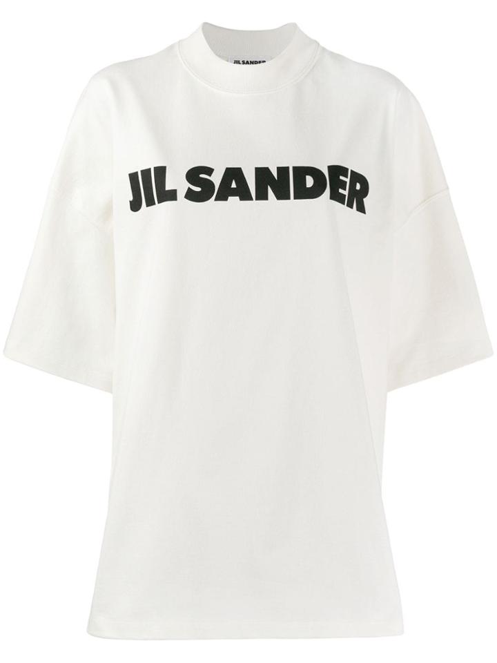 Jil Sander Printed Logo T-shirt - White