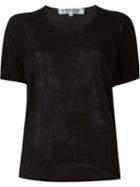 Comme Des Garçons Comme Des Garçons Tie Dye Print Knit Top, Women's, Size: Xs, Black, Cotton