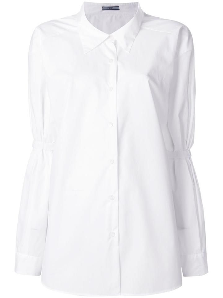 Prada Elbow Tab Shirt - White
