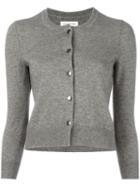 Isabel Marant Étoile Classic Cardigan, Women's, Size: 38, Grey, Cotton/wool/polyester
