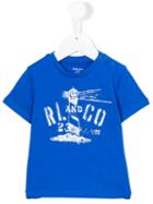 Ralph Lauren Kids - Printed T-shirt - Kids - Cotton - 18 Mth, Blue