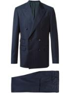 Tombolini Checked Formal Suit - Grey
