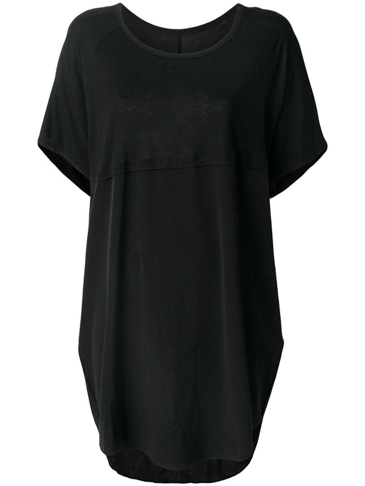 Y's Oversized Jersey T-shirt - Black