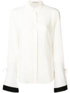Etro Contrasting Flared Cuff Shirt - White