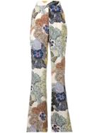 Etro Floral Print Palazzo Trousers - Neutrals
