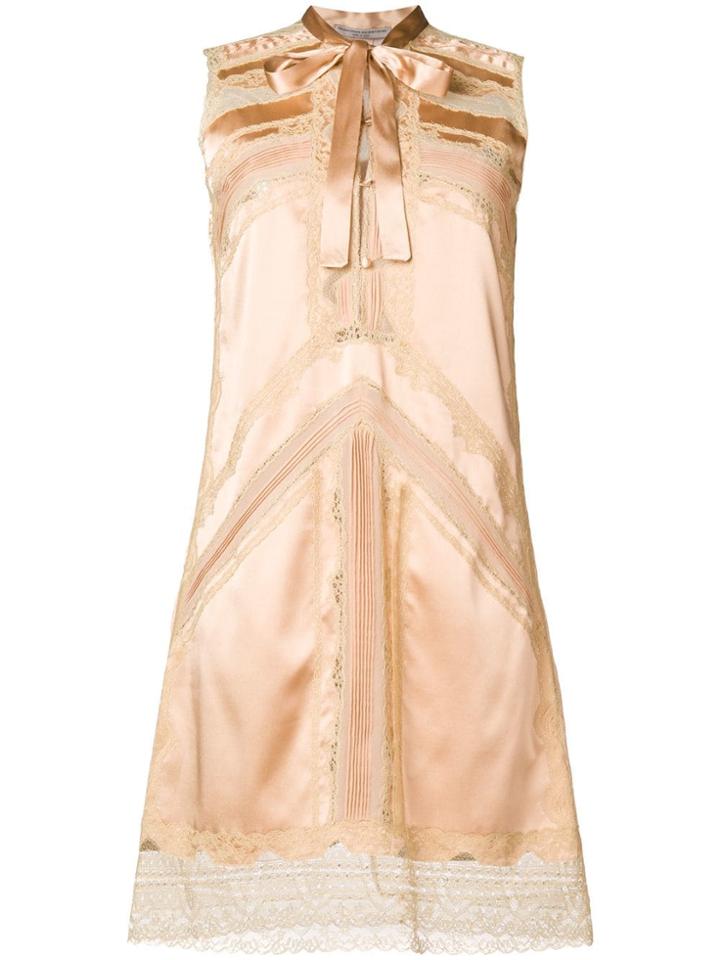 Ermanno Scervino Sleeveless Mini Dress - Nude & Neutrals