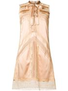 Ermanno Scervino Sleeveless Mini Dress - Nude & Neutrals