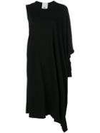 Lost & Found Rooms - Single Sleeve T-shirt Dress - Women - Cotton - Xs, Black, Cotton