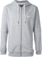 Blood Brother Zipped-up Hoodie, Men's, Size: M, Grey, Cotton/polyester