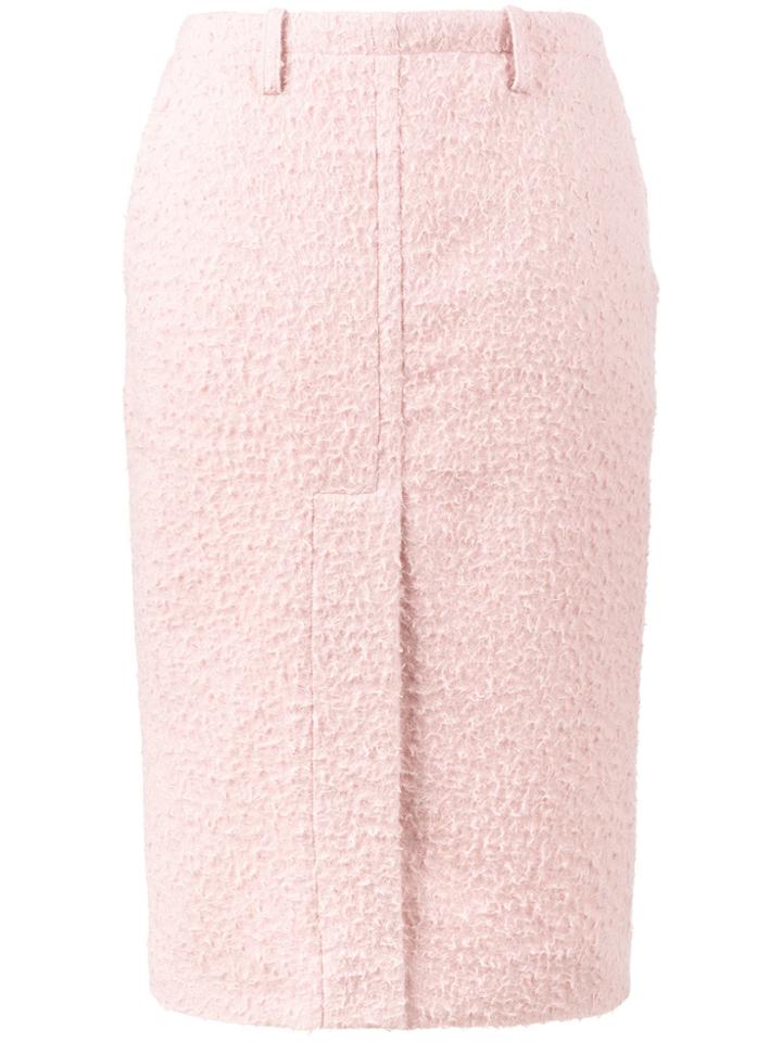 Marni Brushed Pencil Skirt - Pink & Purple