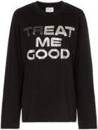 Ashish Treat Me Good Cotton Sweatshirt - Black