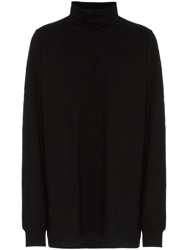 Rick Owens Drkshdw Surf Cotton Turtleneck T-shirt - Black