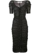 Dvf Diane Von Furstenberg Romana Midi Dress - Black