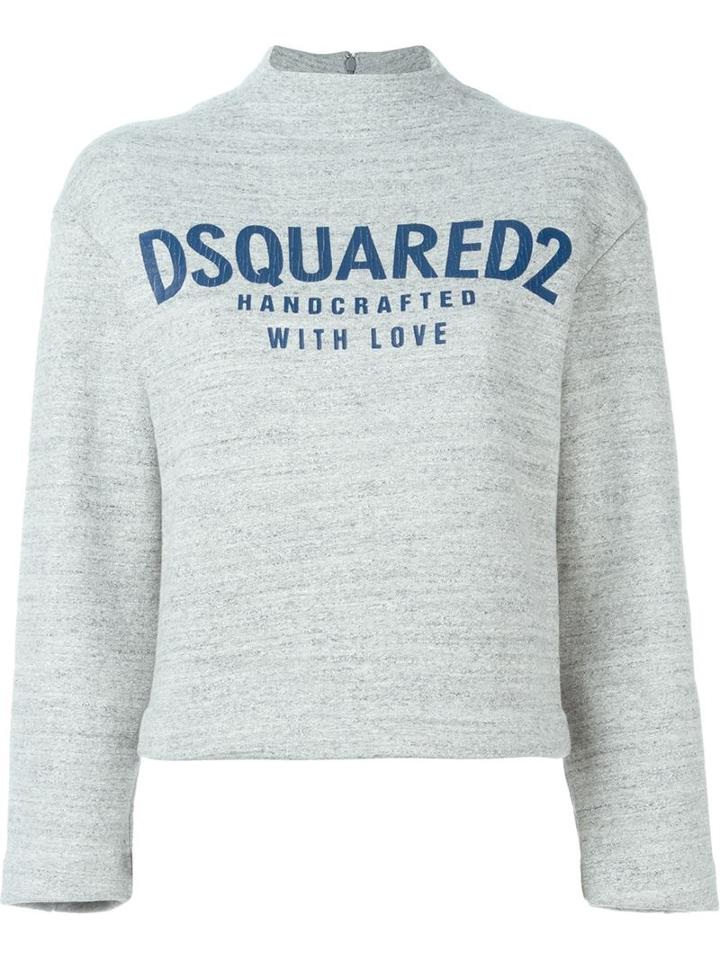 Dsquared2 Cropped Logo Sweatshirt