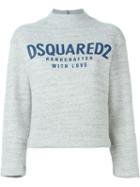 Dsquared2 Cropped Logo Sweatshirt