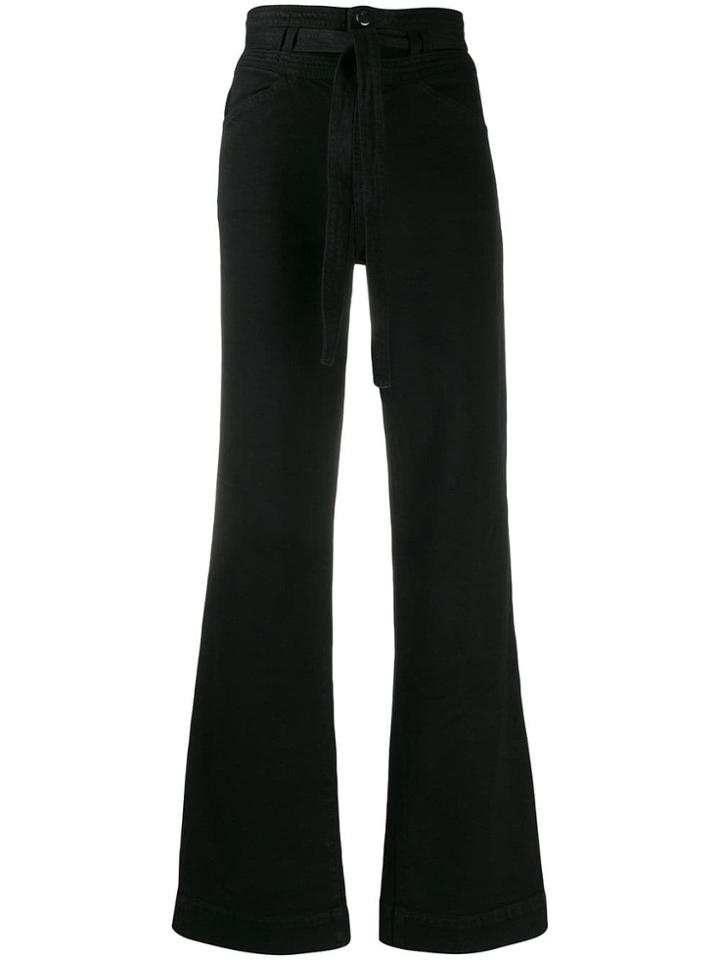 J Brand Sukey Flared Jeans - Black