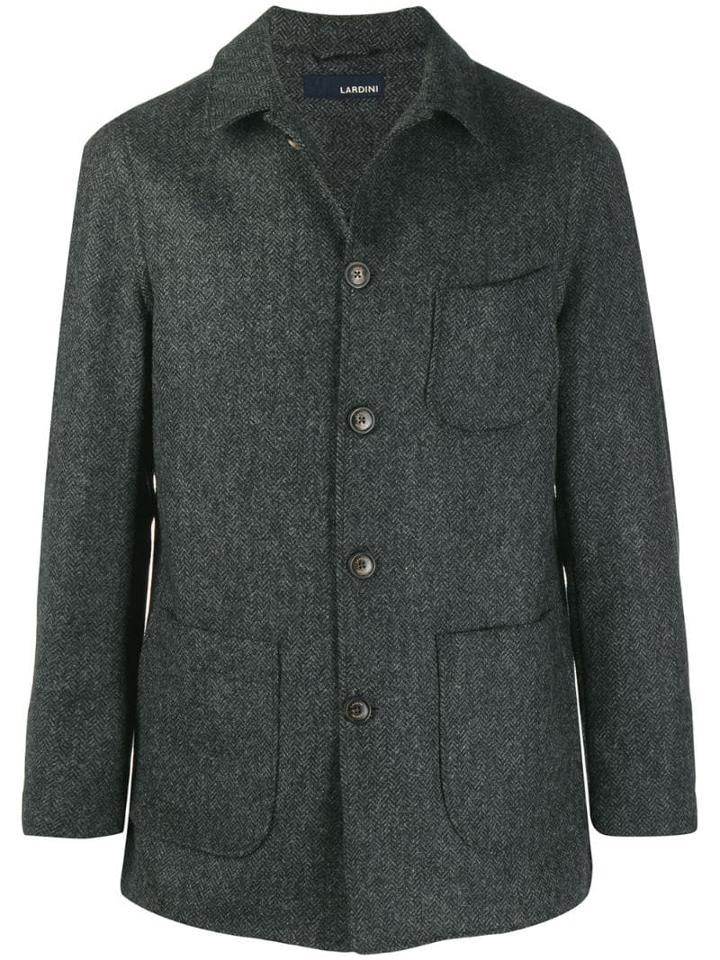Lardini Classic Shirt Jacket - Grey