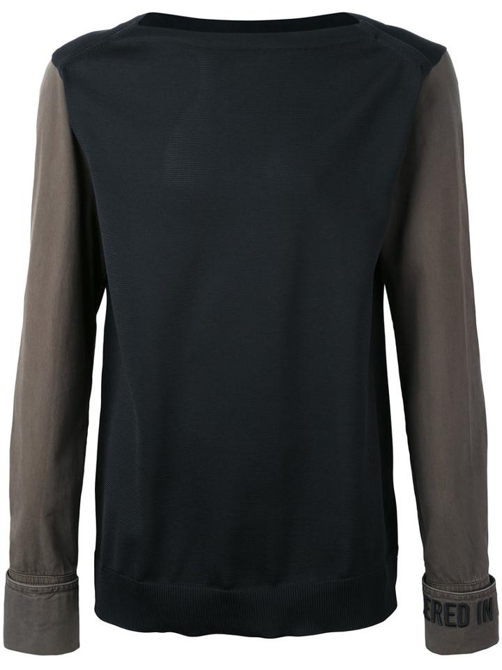 Juun.j Slogan Cuff And Neck T-shirt, Men's, Size: 48, Black, Polyethylene/cotton