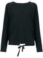 Thom Krom Open Back Sweater - Black