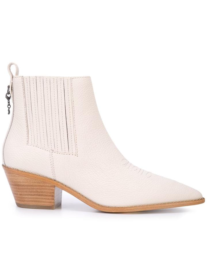 Coach Melody Western Boots - White