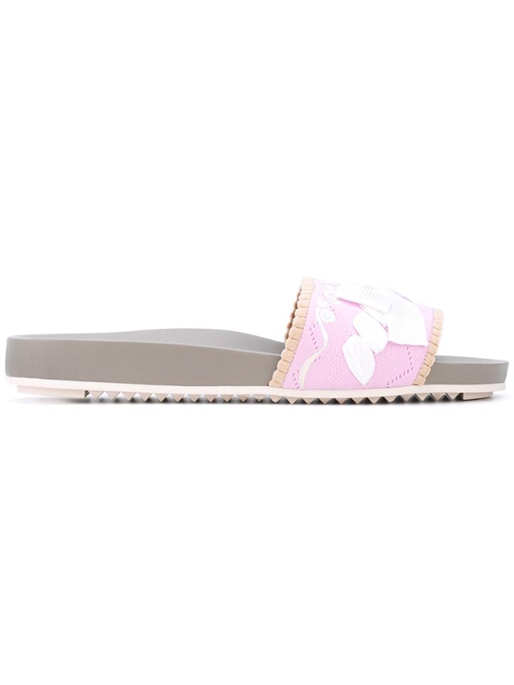Fendi Rosa Slides - Pink & Purple