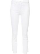 Frame Denim High-rise Cropped Jeans - White