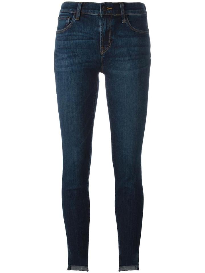 J Brand Mid-rise Skinny Jeans, Women's, Size: 24, Blue, Cotton/polyurethane