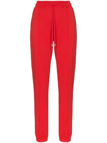 Ninety Percent Stitched Front Sweatpants - Red