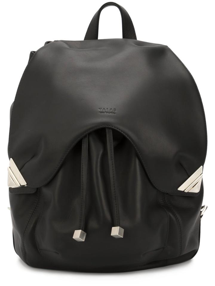 Valas Embossed Logo Backpack - Black