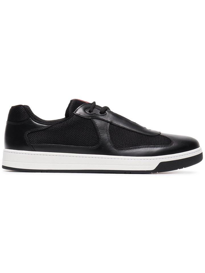 Prada America's Cup Low-top Sneakers - Black