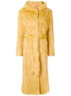 Leqarant Lapin Long Coat - Yellow & Orange