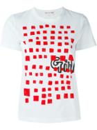 Comme Des Garçons Girl Girl Print T-shirt, Size: M, White, Cotton