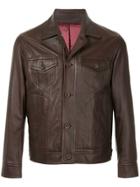 Tomorrowland Buttoned Leather Jacket - Brown