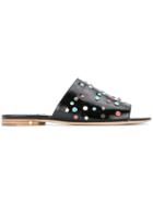 Laurence Dacade Studded 'nice' Slippers - Black
