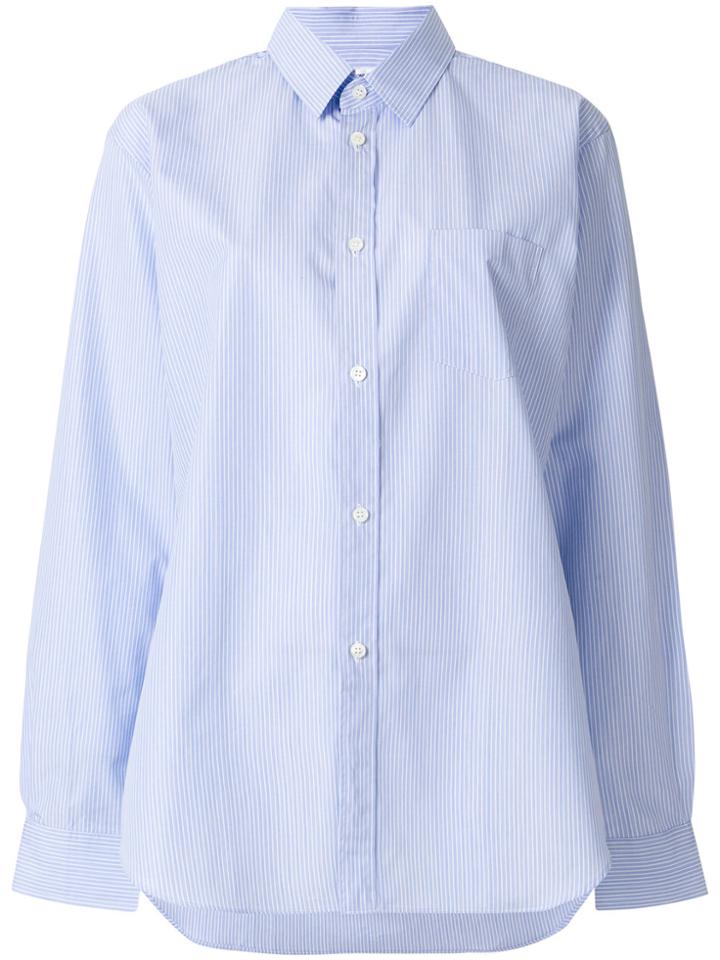 Comme Des Garçons Shirt Boys Striped Shirt - Blue