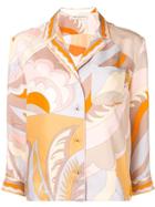 Emilio Pucci Printed 3/4 Sleeves Shirt - Pink