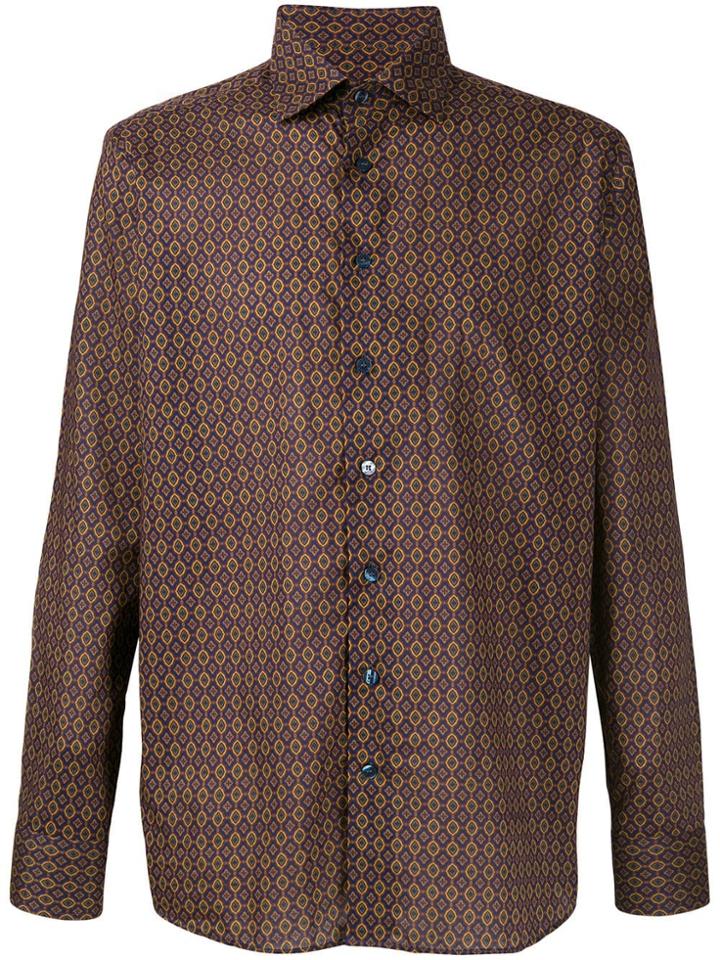 Etro All-over Print Shirt - Blue