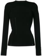 Mcq Alexander Mcqueen Knit Cut Out Top - Black